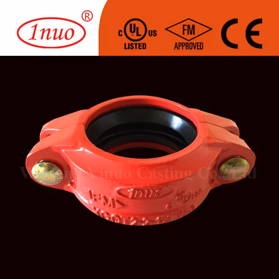 Raccord de tuyau d'accouplement rainuré en fonte ductile Di utilisé pour la construction